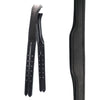 Nosebandless Anatomical Gel Padded with Cut Back Ears 4/8 Crownpiece - Black