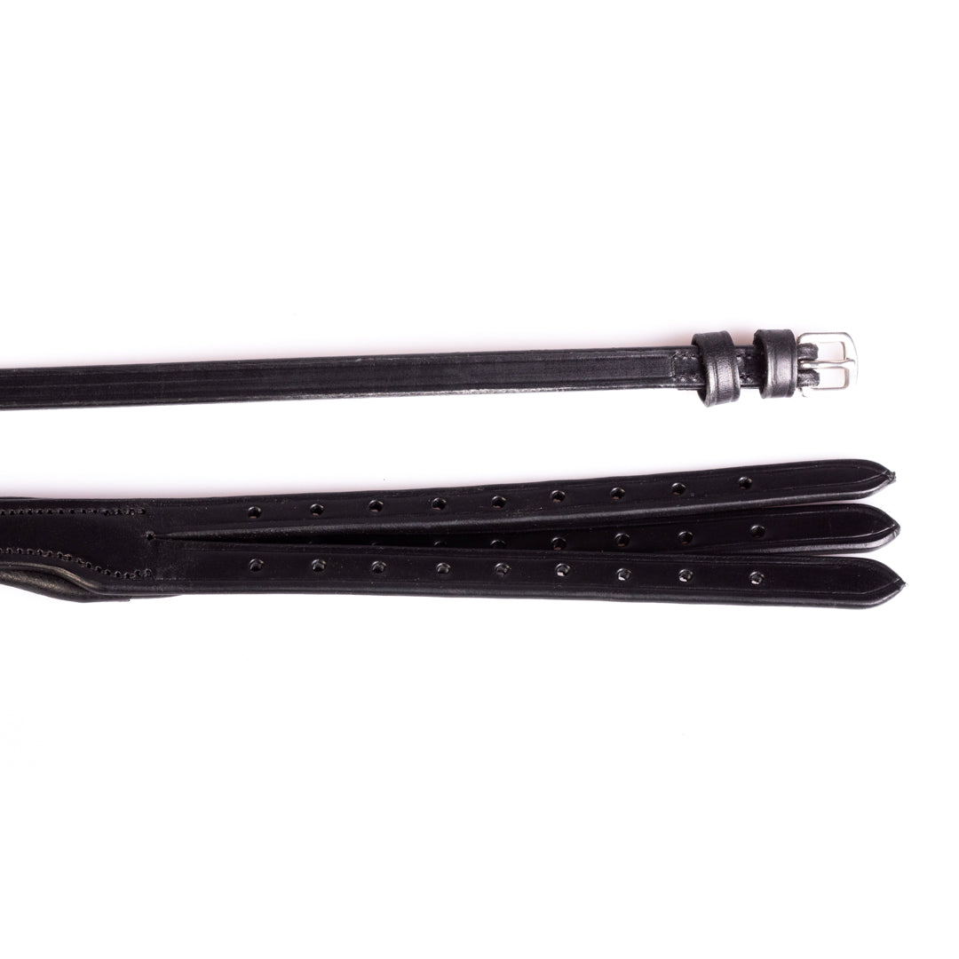 Anatomical Gel Padded with Cut Back Ears 4/8 Crownpiece - Black