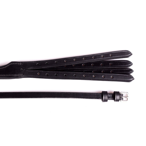 Double Anatomical Gel Padded with Cut Back Ears 4/8 Crownpiece - Black