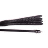 Double Anatomical Extra Wide Gel Padded with Cut Back Ears 4/8 Crownpiece - Black