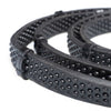 Bio Grip Buckle Reins with Continental Stoppers - Black