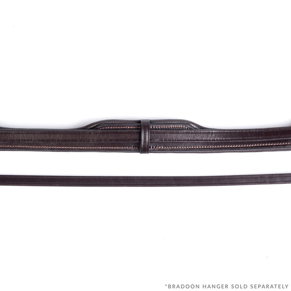 2 in 1 Double Anatomical Gel Padded with Cut Back Ears 5/8 Crownpiece - Havana
