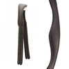 Double Anatomical Extra Wide Gel Padded with Cut Back Ears 4/8 Crownpiece - Havana