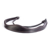 Double Anatomical Extra Wide Gel Padded with Cut Back Ears 4/8 Crownpiece - Havana