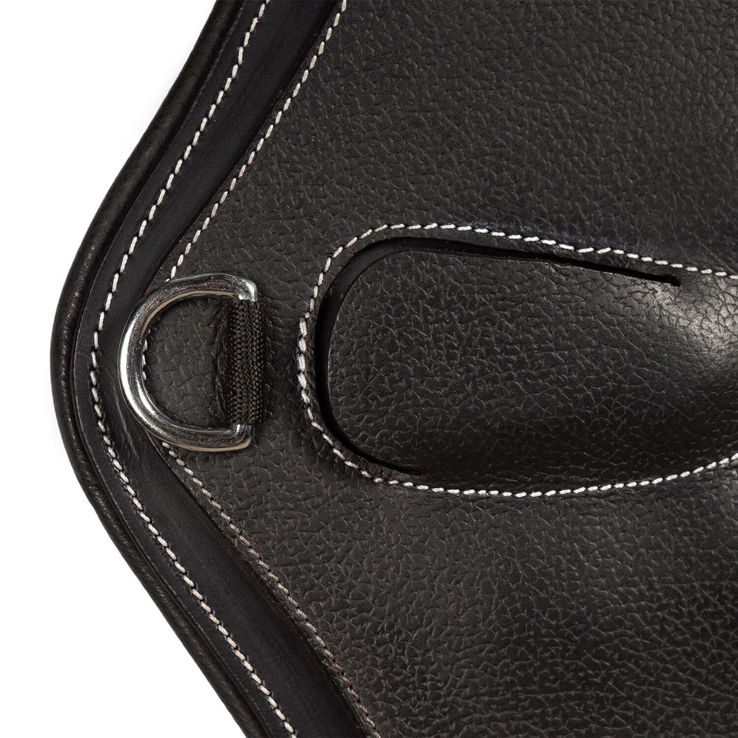 AR ANATOMICAL GEL PADDED GRAIN OVERLAY - BLACK STUD GUARD - Flexible Fit Equestrian LLC