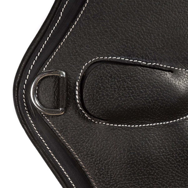 AR ANATOMICAL GEL PADDED GRAIN OVERLAY - BLACK STUD GUARD - Flexible Fit Equestrian LLC