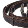 Sure Grip Havana Reins with Continental Stoppers – premium English leather and fine rubber weave for superior grip