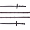 Rubber Grip Havana Reins with Close-Contact Stoppers – Durable Non-Slip English Leather