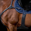 AR ANATOMICAL GEL PADDED GRAIN OVERLAY - BLACK STUD GUARD - Flexible Fit Equestrian LLC