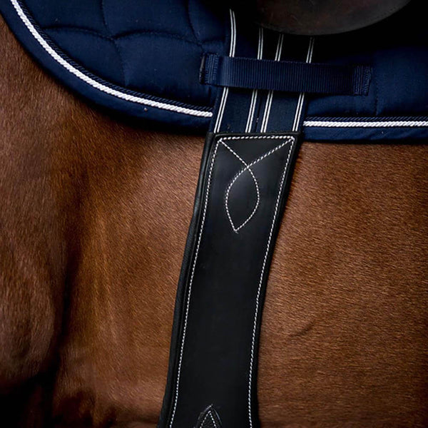 AR ANATOMICAL GEL PADDED GRAIN OVERLAY - BLACK STUD GUARD - Flexible Fit Equestrian LLC