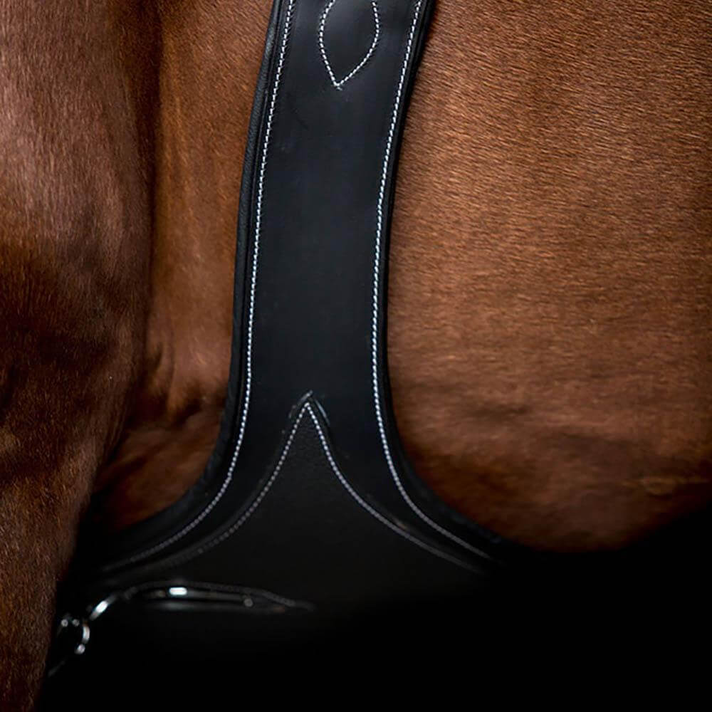 AR ANATOMICAL GEL PADDED GRAIN OVERLAY - BLACK STUD GUARD - Flexible Fit Equestrian LLC