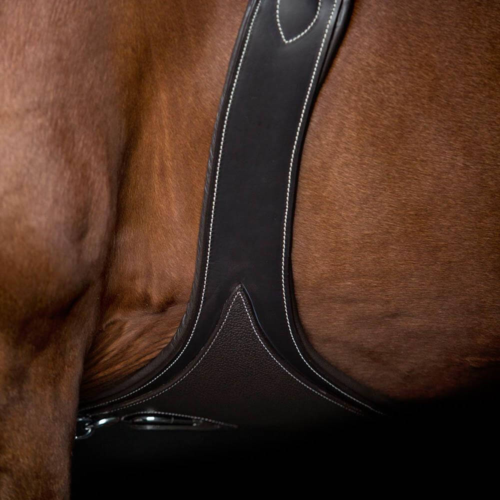AR ANATOMICAL GEL PADDED GRAIN OVERLAY - HAVANA STUD GUARD - Flexible Fit Equestrian LLC