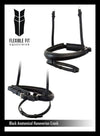 ANATOMICAL RAISED PLAIN HANOVERIAN CRANK - BLACK NOSEBAND - Flexible Fit Equestrian LLC