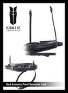 ANATOMICAL RAISED PATENT HANOVERIAN CRANK - BLACK NOSEBAND - Flexible Fit Equestrian LLC