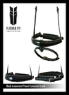 ANATOMICAL RAISED PATENT CONVERTER CRANK - BLACK NOSEBAND - Flexible Fit Equestrian LLC