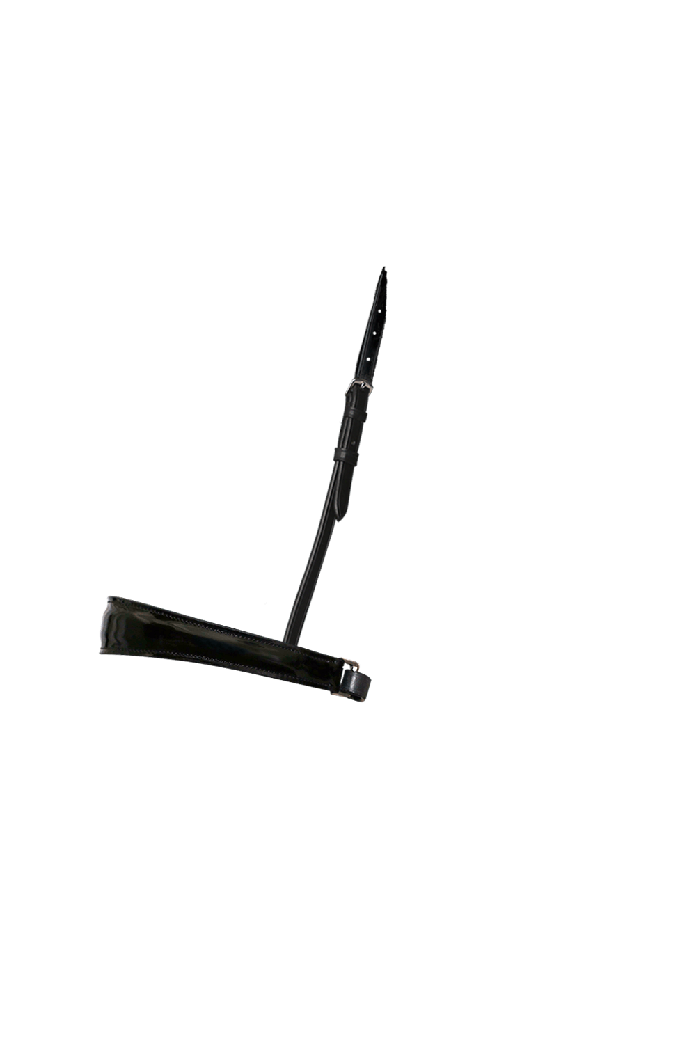 Anatomical Raised Patent Converter Crank - Black Gel Noseband