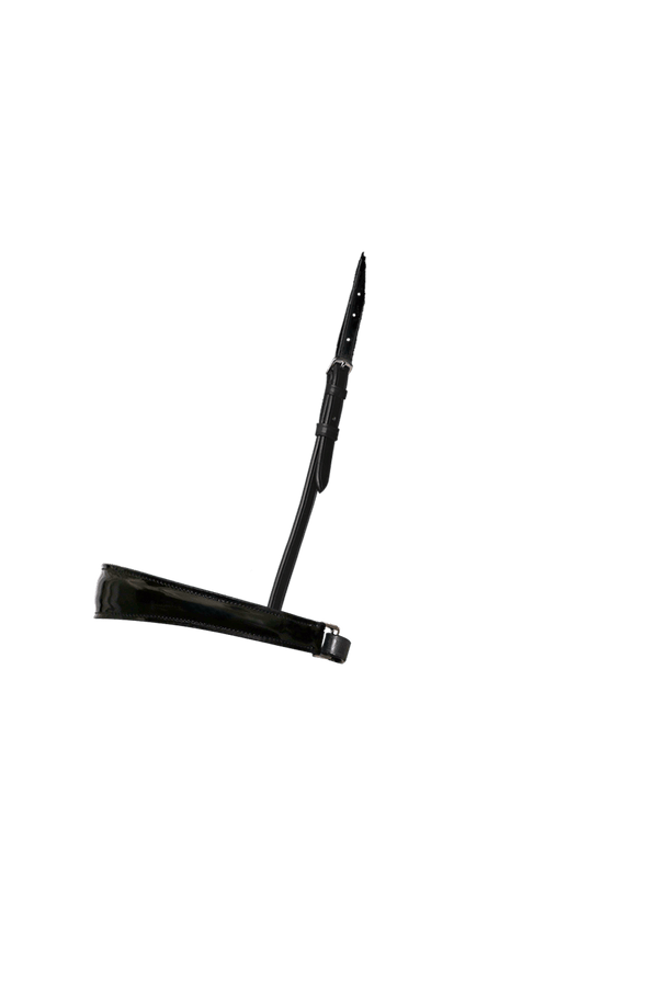 Anatomical Raised Patent Converter Crank - Black Gel Noseband