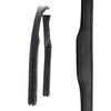 WEYMOUTH GEL PADDED CROWNPIECE WITH CUT BACK EARS 4/8 WIDE CHEEK STRAPS - BLACK - Flexible Fit Equestrian LLC
