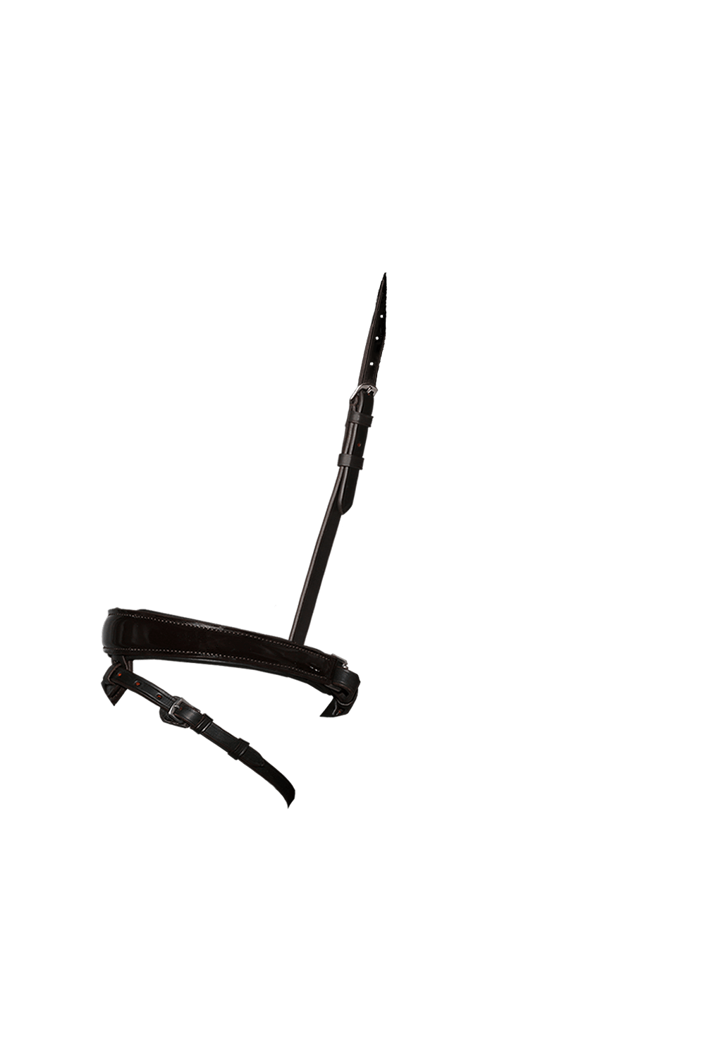 ANATOMICAL RAISED PATENT CONVERTER CRANK - HAVANA NOSEBAND - Flexible Fit Equestrian LLC