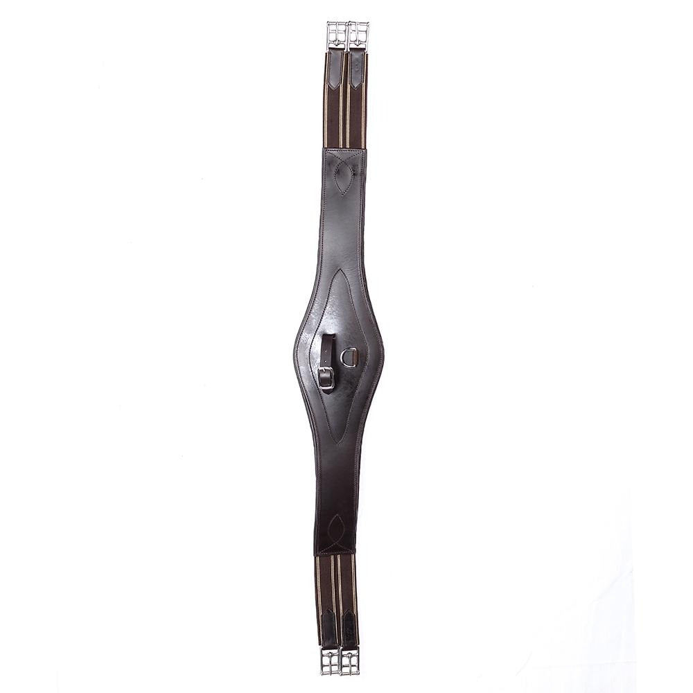 LONG GEL PADDED BELLY GIRTH - HAVANA - Flexible Fit Equestrian LLC
