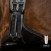 SHORT STUD GIRTH HAVANA - BLUE AND WHITE - Flexible Fit Equestrian LLC