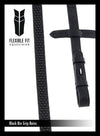 BIO GRIP BLACK REINS - Flexible Fit Equestrian LLC