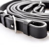 Padded Leather 5/8" Buckle Reins – Black