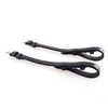 Black Snaffle Bridle 'Noir' - With Removable Flash Noseband
