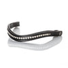 Black Snaffle Bridle 'Noir' - With Removable Flash Noseband