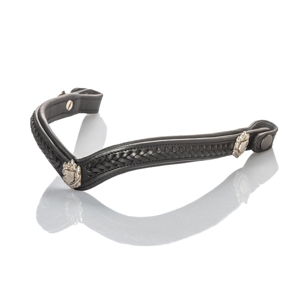 Black Nosebandless Snaffle Bridle 'Ascot'