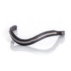 Black Snaffle Bridle 'Silvermere' - with removeable flash noseband