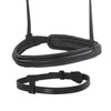Black Snaffle Bridle 'Noir' - With Removable Flash Noseband