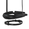 Black English Leather Snaffle Bridle 'Seraphina' - With Removable Flash Noseband