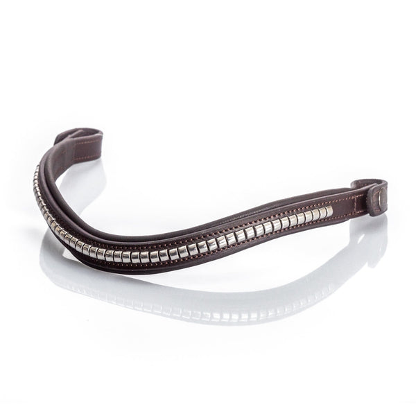 Havana Snaffle Bridle 'Belgrave' - with removeable flash noseband