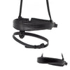 Anatomical Flat Converter Crank Noseband – Black English Leather