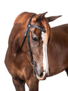 Black Nosebandless Snaffle Bridle 'Charlotte'