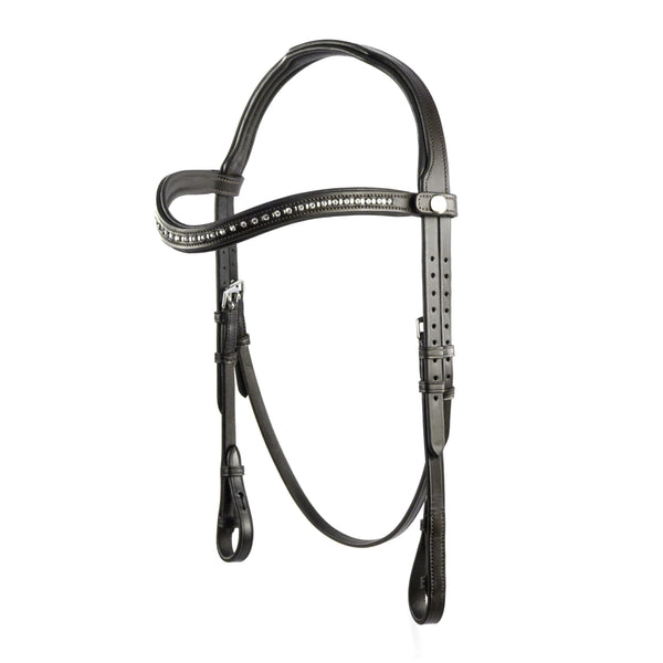 Havana Nosebandless Snaffle Bridle 'Eclipse'
