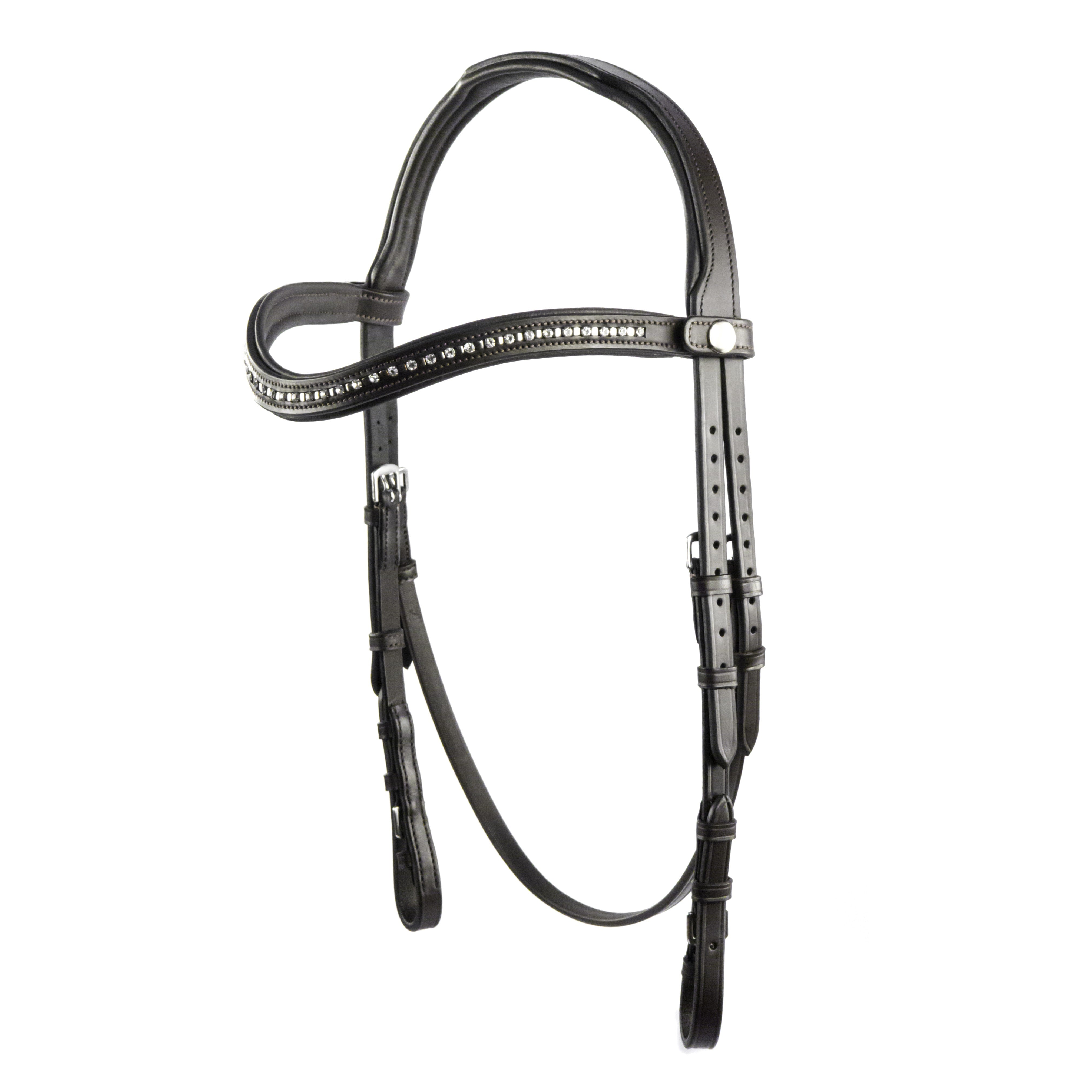 Havana Nosebandless Snaffle Bridle 'Eclipse'