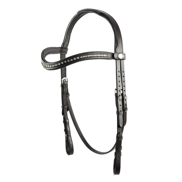Havana Nosebandless Snaffle Bridle 'Eclipse'