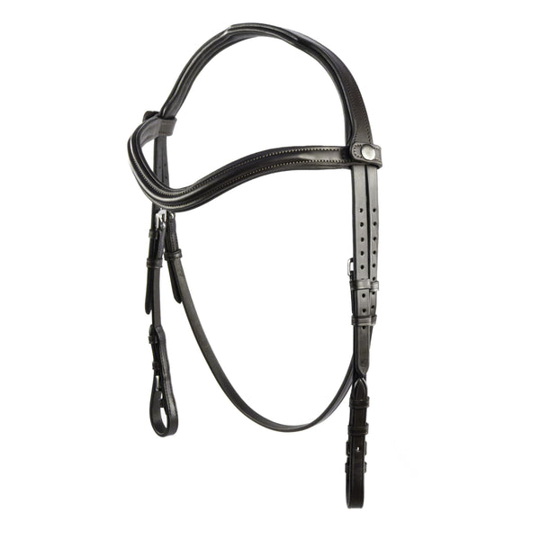 Havana Nosebandless Snaffle Bridle 'Harmony'