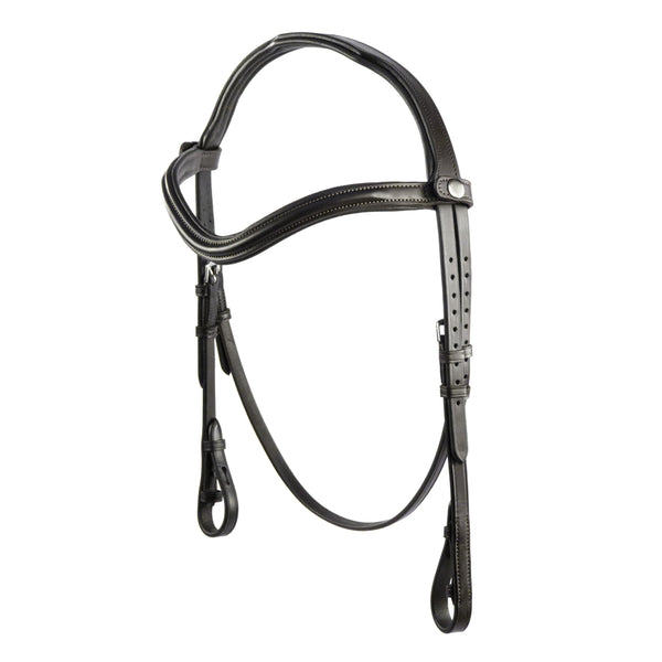 Havana Nosebandless Snaffle Bridle 'Harmony'