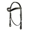 Black Nosebandless Snaffle Bridle 'Devonshire'