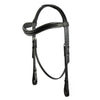 Black Nosebandless Snaffle Bridle 'Devonshire'