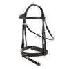 Havana Snaffle Bridle 'Sovereign' - removeable flash