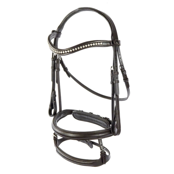 Havana Snaffle Bridle 'Kensington'