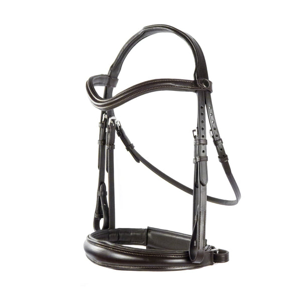 Havana Snaffle Bridle 'Momentum' - removable flash