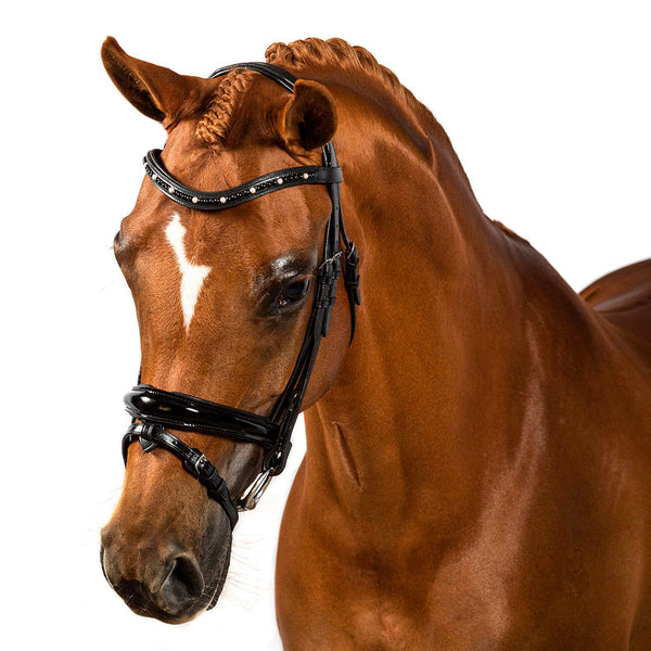 Mystic Black Pearl Wave Gel Browband - Black