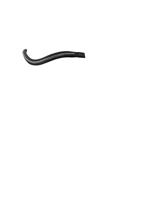 S/s Clincher Wave Gel Browband - Black