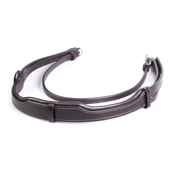 2 in 1 Double Anatomical Gel Padded with Cut Back Ears 5/8 Crownpiece - Havana
