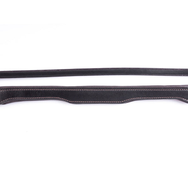 Double Anatomical Gel Padded with Cut Back Ears 4/8 Crownpiece - Havana